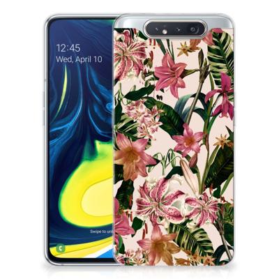 Samsung Galaxy A80 | TPU Case | Flowers