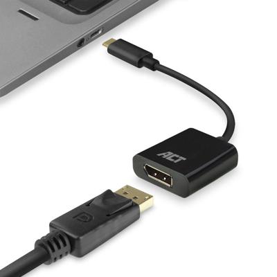 ACT USB-C naar Displayport 0,15m ACT USB-C naar Displayport 0,15m