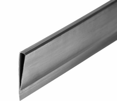 Tuinscherm pvc profiel zwart 200cm