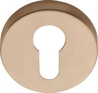 Cilinderplaatje BASICS LBY50D - PVD licht brons