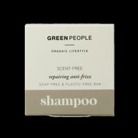 Green People Shampoo bar scent free repairing anti frizz 50 Gram