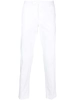 PT Torino pantalon chino en coton à taille mi-haute - Blanc