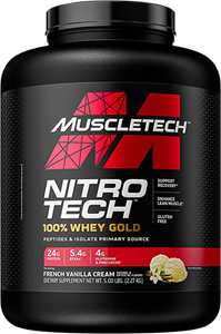 MuscleTech Nitro Tech 100% Whey Gold French Vanilla Flavour (2270 gr)