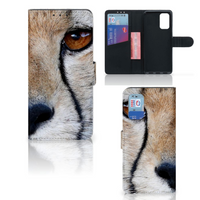 Samsung Galaxy A32 4G Telefoonhoesje met Pasjes Cheetah - thumbnail