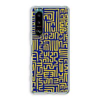 Majorelle Blue Print: Sony Xperia 5 III Transparant Hoesje