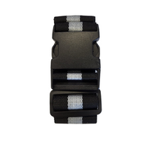 Kofferriem - Verstelbaar - Bagageriem - 165 Centimeter - Extra Beveiliging - Reizen - Zwart/Wit
