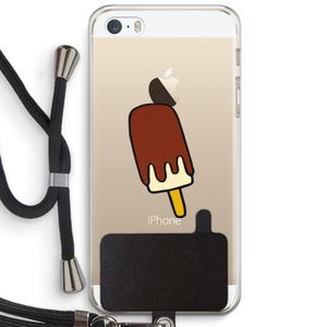 Frisco: iPhone 5 / 5S / SE Transparant Hoesje met koord