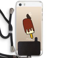 Frisco: iPhone 5 / 5S / SE Transparant Hoesje met koord