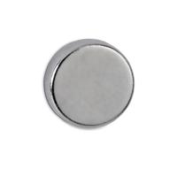 Maul Neodymium magneet (Ø x h) 10 mm x 3 mm schijf Zilver 10 stuk(s) 6166396