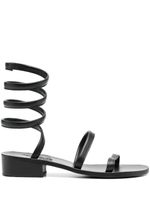 Ancient Greek Sandals sandales Ohia en cuir - Noir - thumbnail