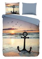 Good Morning Dekbedovertrek "strand/ zee" - Multi - (200x200/220 cm) - Katoen