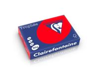 Clairefontaine Trophee A4 160gr koraalrood 250vel Clairefontaine Trophee A4 160gr koraalrood 250vel