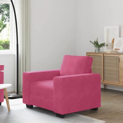 Sofastoel Wijnrood 60 cm Fluweel