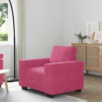 Sofastoel Wijnrood 60 cm Fluweel