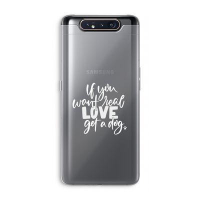 Partner in crime: Samsung Galaxy A80 Transparant Hoesje