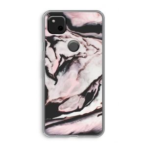 Roze stroom: Google Pixel 4a Transparant Hoesje