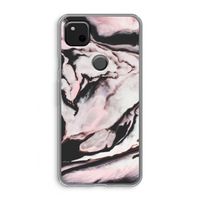 Roze stroom: Google Pixel 4a Transparant Hoesje
