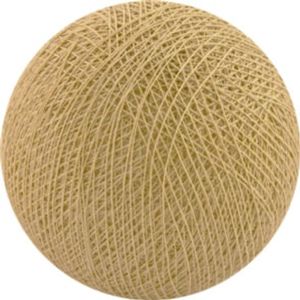 25 losse Cotton Ball's (Zacht Geel)