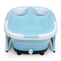 Voetbad Massager Opvouwbaar met Afstandsbediening Voetbad Whirlpool 42 x 40 x 24 cm Blauw