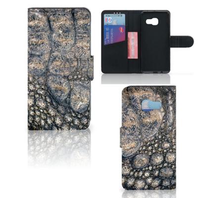 Samsung Galaxy A3 2017 | Telefoonhoesje | Met pasjeshouder | Krokodillenprint