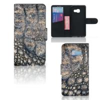 Samsung Galaxy A3 2017 | Telefoonhoesje | Met pasjeshouder | Krokodillenprint