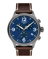 Horlogeband Tissot T1166173604700 / T600041405 Leder Bruin 22mm