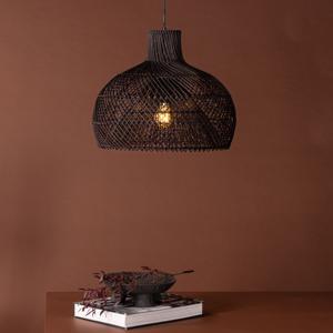 Nohr Hanglamp Laiken Rattan - Zwart