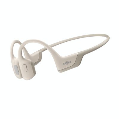 Shokz OpenRun Pro Hoofdtelefoons Draadloos oorhaak Sporten Bluetooth Beige