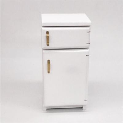 1:12 Doll House mini keuken model koelkast (wit)