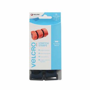 VELCRO® VEL-EC60324 Klittenband Met riem Haak- en lusdeel (l x b) 680 mm x 25 mm Zwart 2 stuk(s)