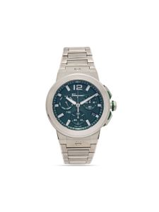 Ferragamo montre F-80 Titanium 44 mm - Vert