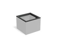 Aluminium rand CARREZ in-lite ready 80x80cm.