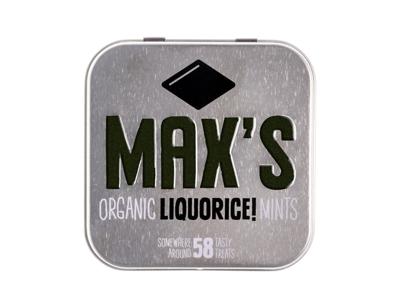 Max Organic Mints Liquorice mints - 35gr