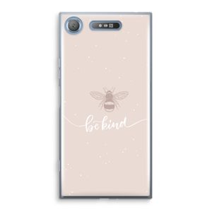 Be(e) kind: Sony Xperia XZ1 Transparant Hoesje