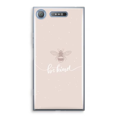 Be(e) kind: Sony Xperia XZ1 Transparant Hoesje