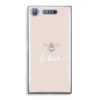 Be(e) kind: Sony Xperia XZ1 Transparant Hoesje