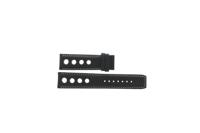 Horlogeband Tissot T1244271605100 / T610045136 Leder Zwart 22mm