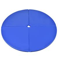 Paalmat Dansmat Gymnastiek Beschermmat met Klittenband PVC-Mat Afneembaar Ф150 x 5 cm