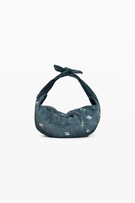 Tas met leerlook - BLACK - U