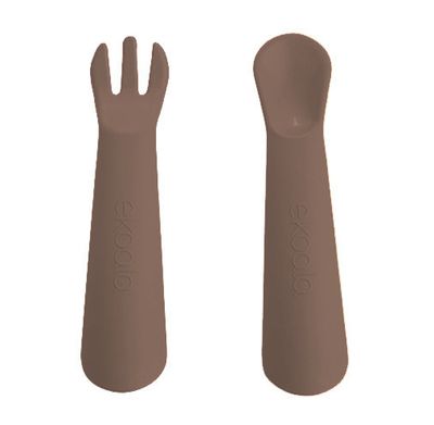 eKoala bestekset eKikò biologisch bruin 2-delig