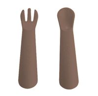 eKoala bestekset eKikò biologisch bruin 2-delig - thumbnail