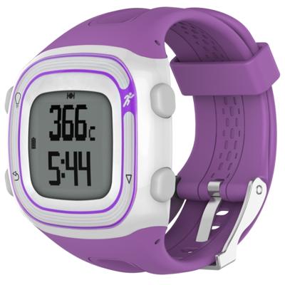 Siliconen sport polsband voor Garmin Forerunner 10/15 (paars)