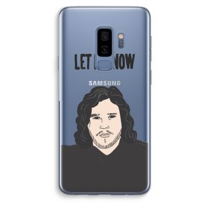 Let It Snow: Samsung Galaxy S9 Plus Transparant Hoesje