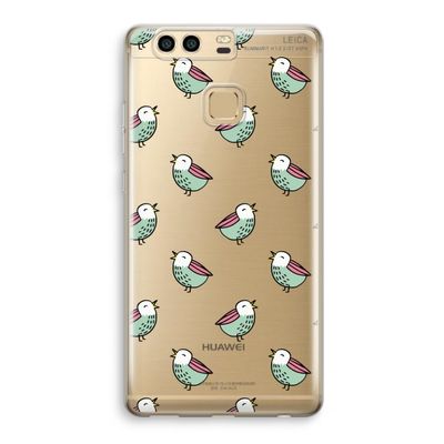 Vogeltjes: Huawei P9 Transparant Hoesje