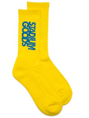 STADIUM GOODS® chaussettes à logo brodé - Jaune