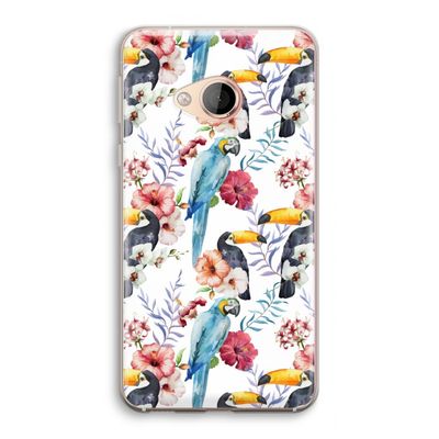 Bloemen tukan: HTC U Play Transparant Hoesje