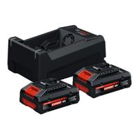 Bosch Professional EXBA18V-40 2 EXPERT Accu starterset 2x EXBA18V-40 4.0Ah + GAL 12V/18V-80 - 1600A0373J