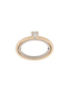 Charlotte Chesnais bague Elipse en or 18ct, or blanc et diamants