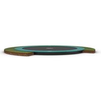 BERG Trampoline Champion - FlatGround - 380 cm - Groen - met Airflow PRO Springmat - Twinspring - thumbnail