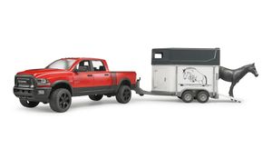 Bruder Dodge Ram 2500 Power Wagon met paardentrailer